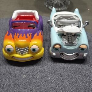 Colorful Cartoon Car Toy Set Chevron